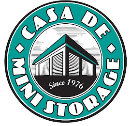 CASA DE MINI STORAGE SINCE 1976 logo