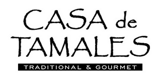 CASA DE TAMALES TRADITIONAL & GOURMET logo