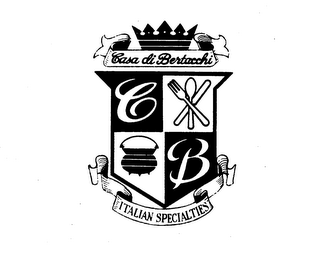CASA DI BERTACCHI ITALIAN SPECIALITIES C B logo