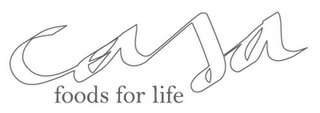 CASA FOODS FOR LIFE logo