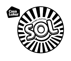 CASA LUKER SOL ENERGÍA Y NUTRICIÓN logo