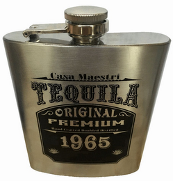 CASA MAESTRI TEQUILA ORIGINAL PREMIUM HAND CRAFTED DOUBLED DISTILLED 1965