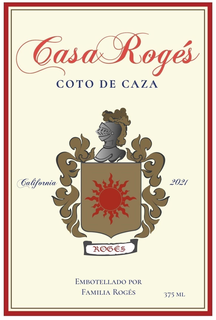 CASA ROGÉS COTO DE CAZA CALIFORNIA 2021 ROGÉS EMBOTELLADO POR FAMILIA ROGÉS 375 ML logo