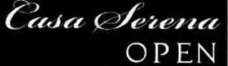 CASA SERENA OPEN logo