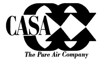 CASA THE PURE AIR COMPANY logo