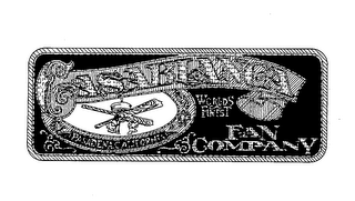 CASABLANCA WORLDS FINEST FAN COMPANY PASADENA CALIFORNIA logo