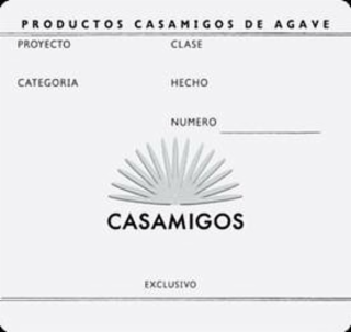 CASAMIGOS PRODUCTOS CASAMIGOS DE AGAVE PROYECTO CLASE CATEGORIA HECHO NUMERO EXCLUSIVO logo