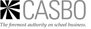 CASBO THE FOREMOST AUTHORITY ON SCHOOL BUSINESS. logo