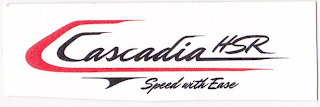 CASCADIA HSR SPEED WITH EASE logo