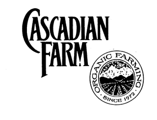 CASCADIAN FARM ORGANIC FARMING SINCE 1972 logo