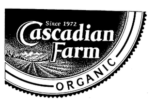 CASCADIAN FARM ORGANIC SINCE 1972 logo