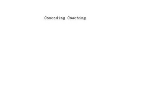 CASCADING COACHING logo