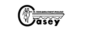 CASEY THE KEY TO YOUR EMPLOYMENT PROBLEMS logo