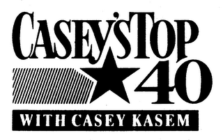 CASEY'S TOP 40 WITH CASEY KASEM logo