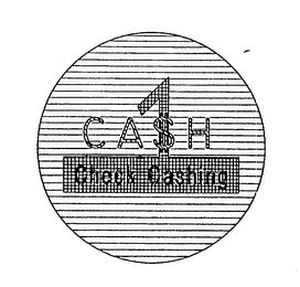 CASH 1 CHECK CASHING logo