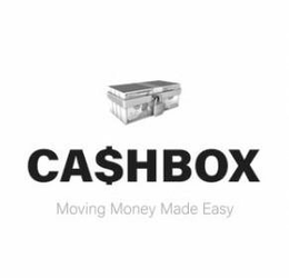 CASH BOX MOVING MONEY MADE EASY logo
