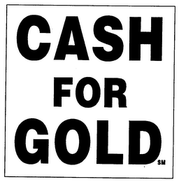 CASH FOR GOLD logo