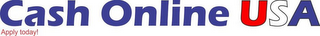 CASH ONLINE USA APPLY TODAY! logo
