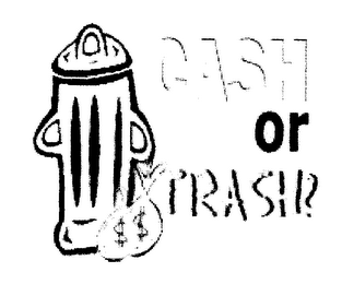 CASH OR TRASH? logo