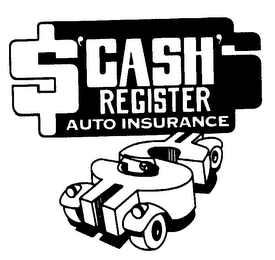 $ 'CASH' REGISTER AUTO INSURANCE logo