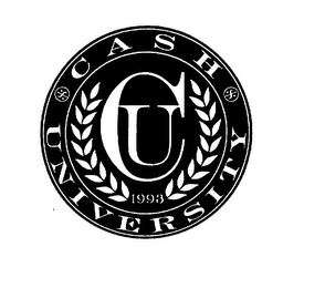 CASH UNIVERSITY CU 1993 logo