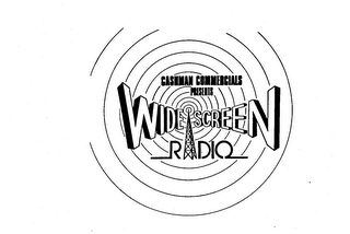 CASHMAN COMMERICALS PRESENTS WIDE SCREEN RADIO logo