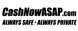 CASHNOWASAP.COM ALWAYS SAFE - ALWAYS PRIVATE logo