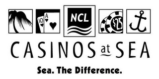 CASINOS AT SEA SEA. THE DIFFERENCE. NCL logo