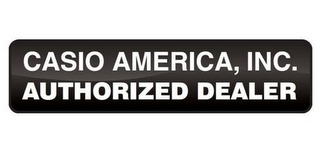 CASIO AMERICA, INC. AUTHORIZED DEALER logo
