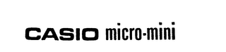 CASIO MICRO-MINI logo
