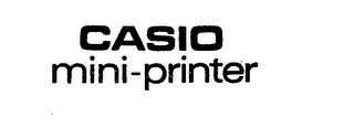 CASIO MINI-PRINTER logo