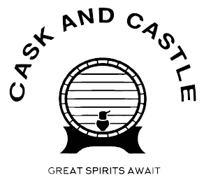 CASK AND CASTLE GREAT SPIRITS AWAIT logo