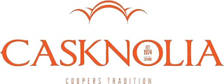 CASKNOLIA EST. 1974 SPAIN COOPERS TRADITION logo