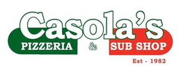 CASOLA'S PIZZERIA & SUB SHOP EST - 1982 logo