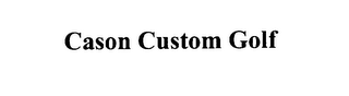 CASON CUSTOM GOLF logo