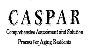 CASPAR COMPREHENSIVE ASSESSMENT AND SOLUTION PROCESS FOR AGING RESIDENTS logo
