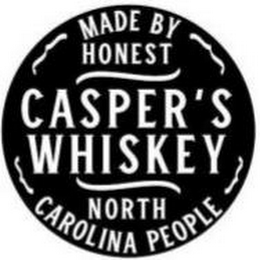 CASPER'S WHISKEY MADE BY HONEST NORTH CAROLINA PEOPLE logo