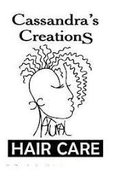CASSANDRA'S CREATIONS CC NATURAL HAIR CARE logo