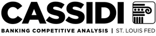 CASSIDI BANKING COMPETITIVE ANALYSIS  |  ST. LOUIS FED logo