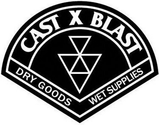 CAST X BLAST DRY GOODS WET SUPPLIES logo