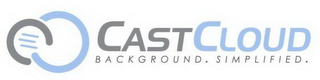 CASTCLOUD BACKGROUND. SIMPLIFIED. logo