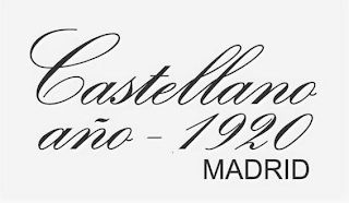 CASTELLANO AÑO - 1920 MADRID logo