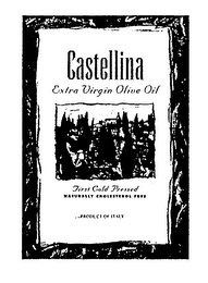 CASTELLINA EXTRA VIRGIN OLIVE OIL FIRSTGOLD PRESSED NATURALLY CHOLESTEROL FREE PRODUCT OF ITALY logo