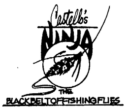 CASTELLO'S NINJA THE BLACKBELTOFFISHINGFLIES logo