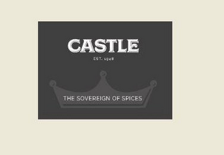 CASTLE EST. 1948 THE SOVEREIGN OF SPICES logo