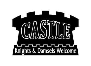 CASTLE KNIGHTS & DAMSELS WELCOME logo