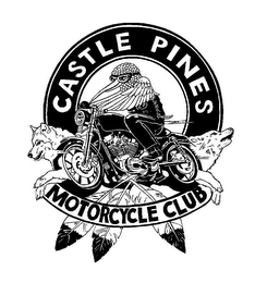 CASTLE PINES MOTORCYCLE CLUB CP logo