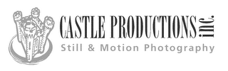 CASTLE PRODUCTIONS INC. STILL & MOTION PHOTGRAPHY logo