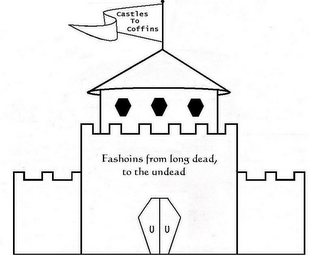 CASTLES TO COFFINS FASHIONS FROM LONG DEAD, TO THE UNDEAD logo