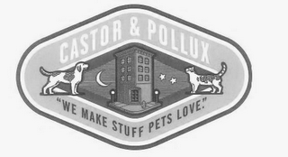 CASTOR & POLLUX "WE MAKE STUFF PETS LOVE." logo
